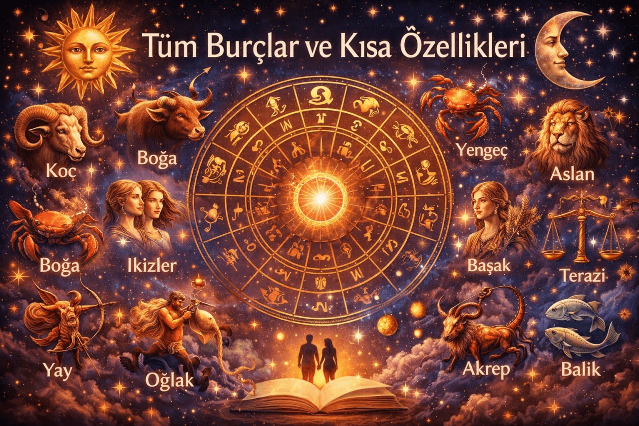 Tüm Burçlar ve Kısa Özellikleri