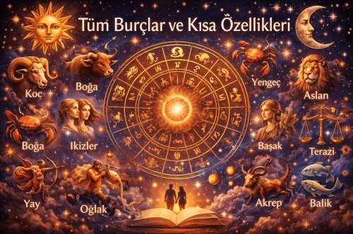 Tüm Burçlar ve Kısa Özellikleri