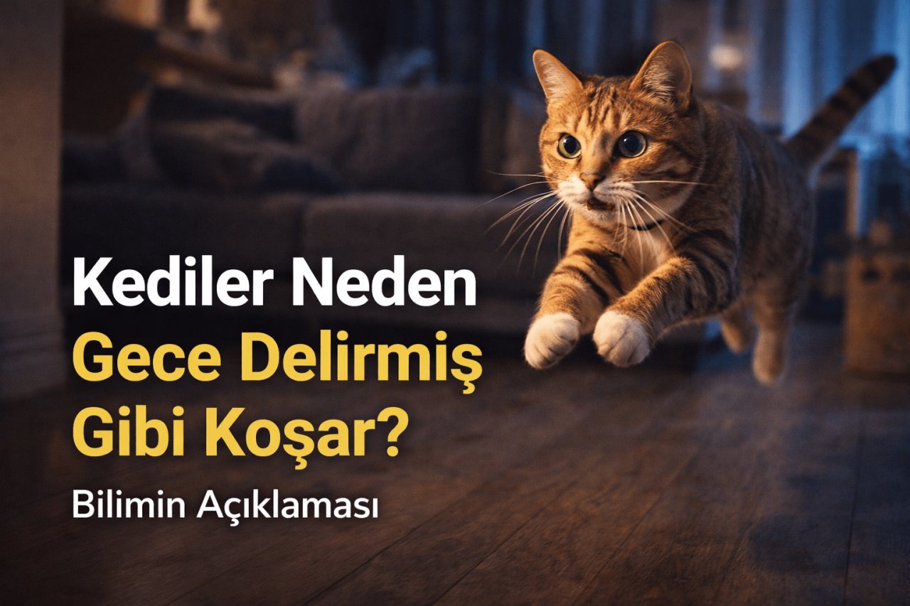 Kediler Neden Gece Delirmiş Gibi Koşar? Bilimin Açıklaması