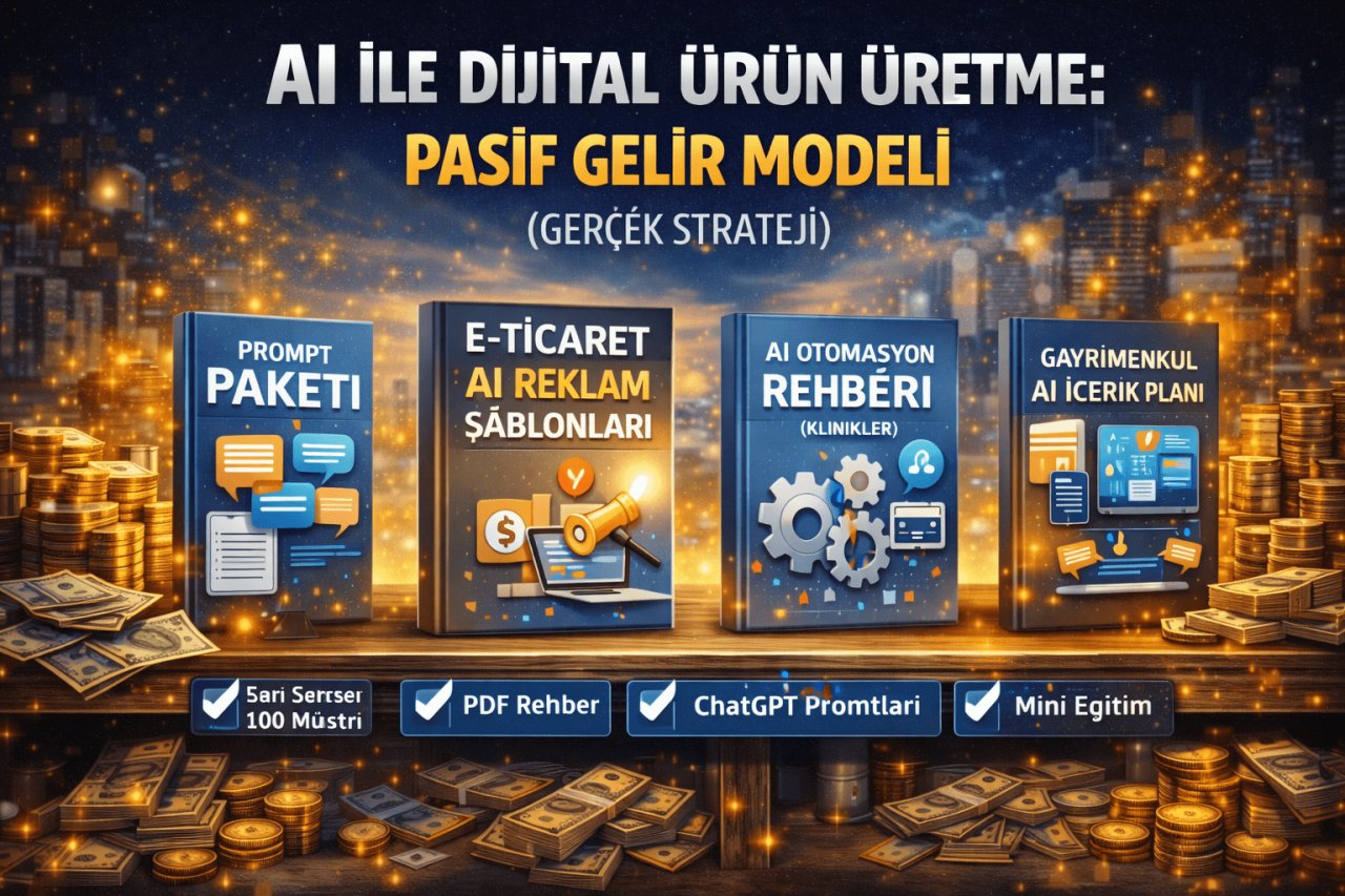 AI ile Dijital Ürün Üretme: Pasif Gelir Modeli