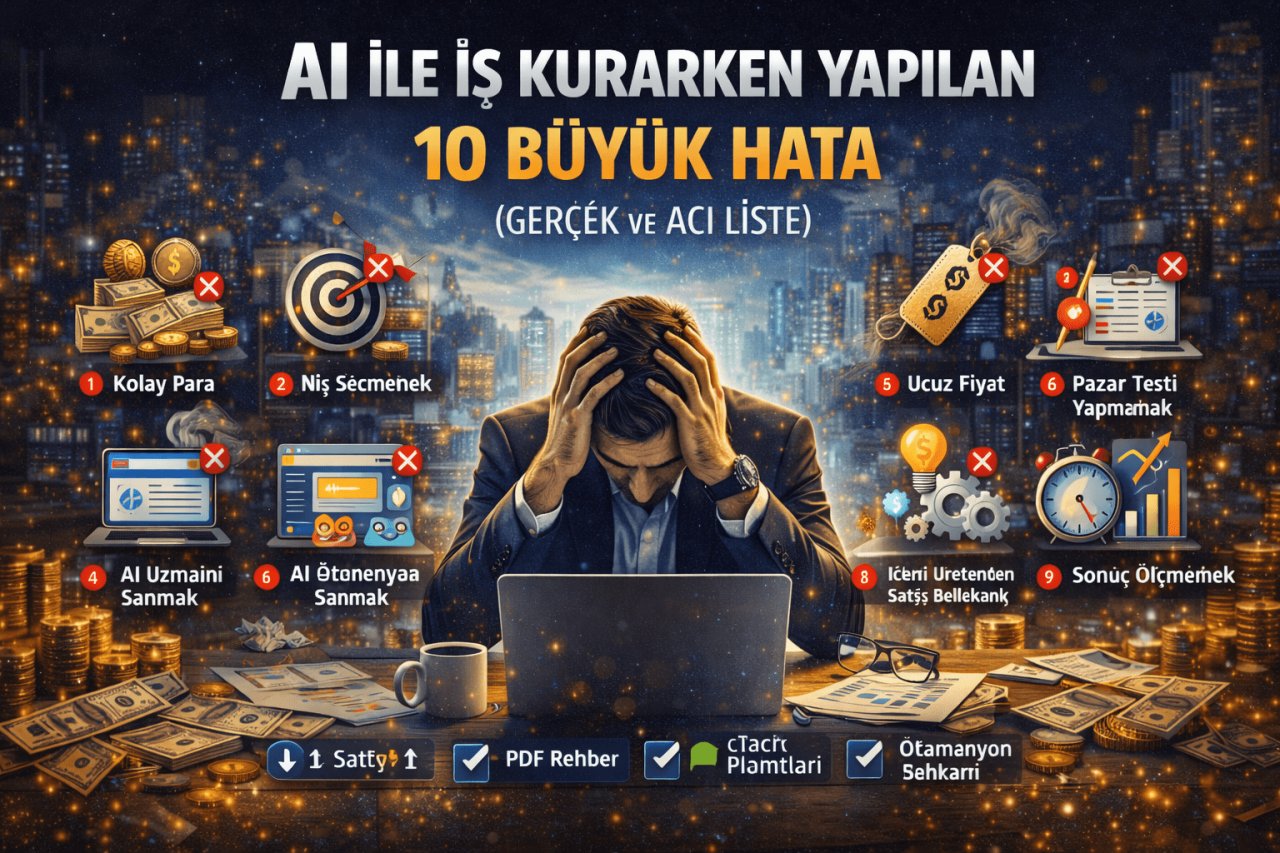 AI ile İş Kurarken Yapılan 10 Büyük Hata (Gerçek ve Acı Liste)