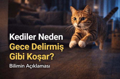Kediler Neden Gece Delirmiş Gibi Koşar? Bilimin Açıklaması
